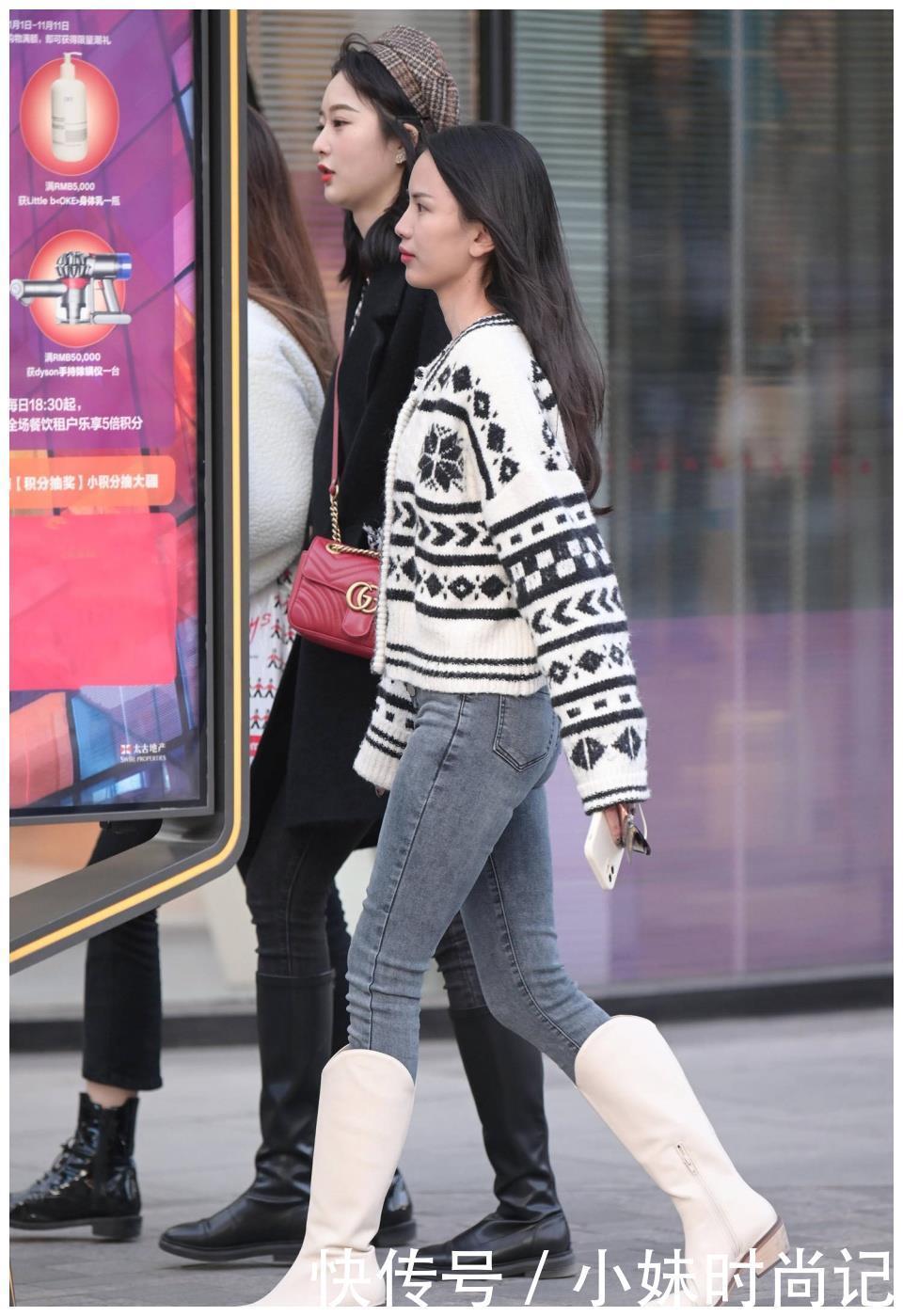 短靴|穿搭简便的牛仔裤,选长靴还是短靴来衬托,高跟款式会更好么?