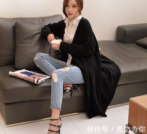 t恤 -个性穿搭的牛仔裤美女,具有摩登质感,回头率特别高!