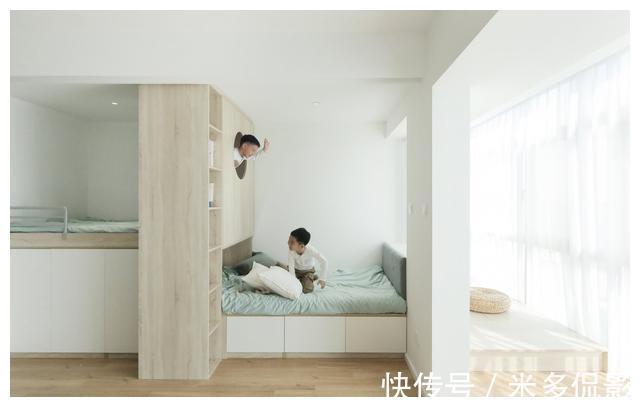 客厅|北京四口之家的59㎡，超强收纳的玄关、大客厅、双卫浴，厉害！