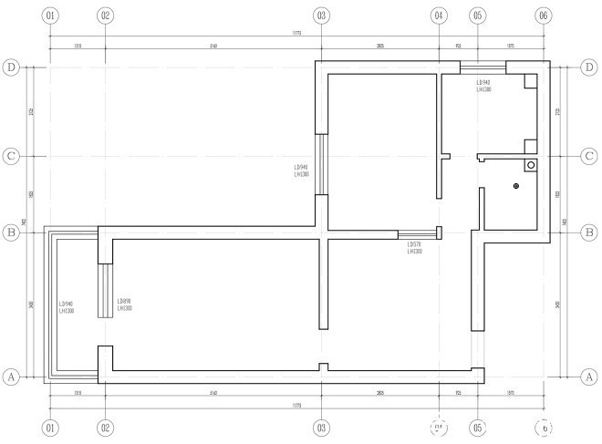 墙体|47㎡一居改两居