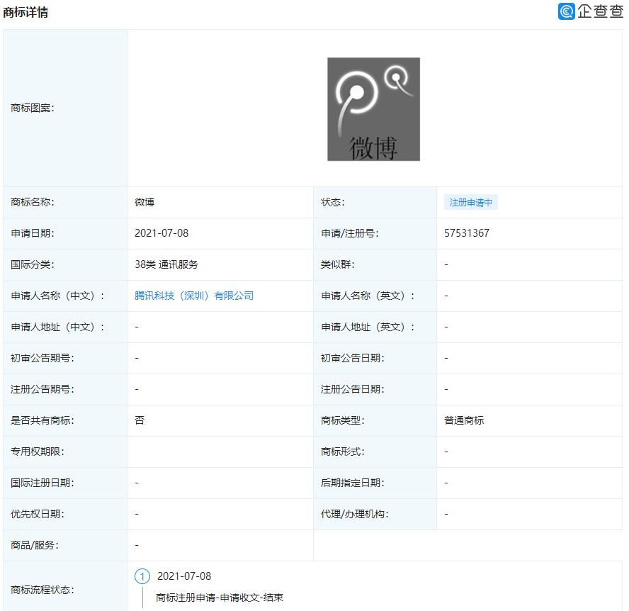 重启|腾讯突然申请“微博”商标，要重启腾讯微博和新浪对抗？