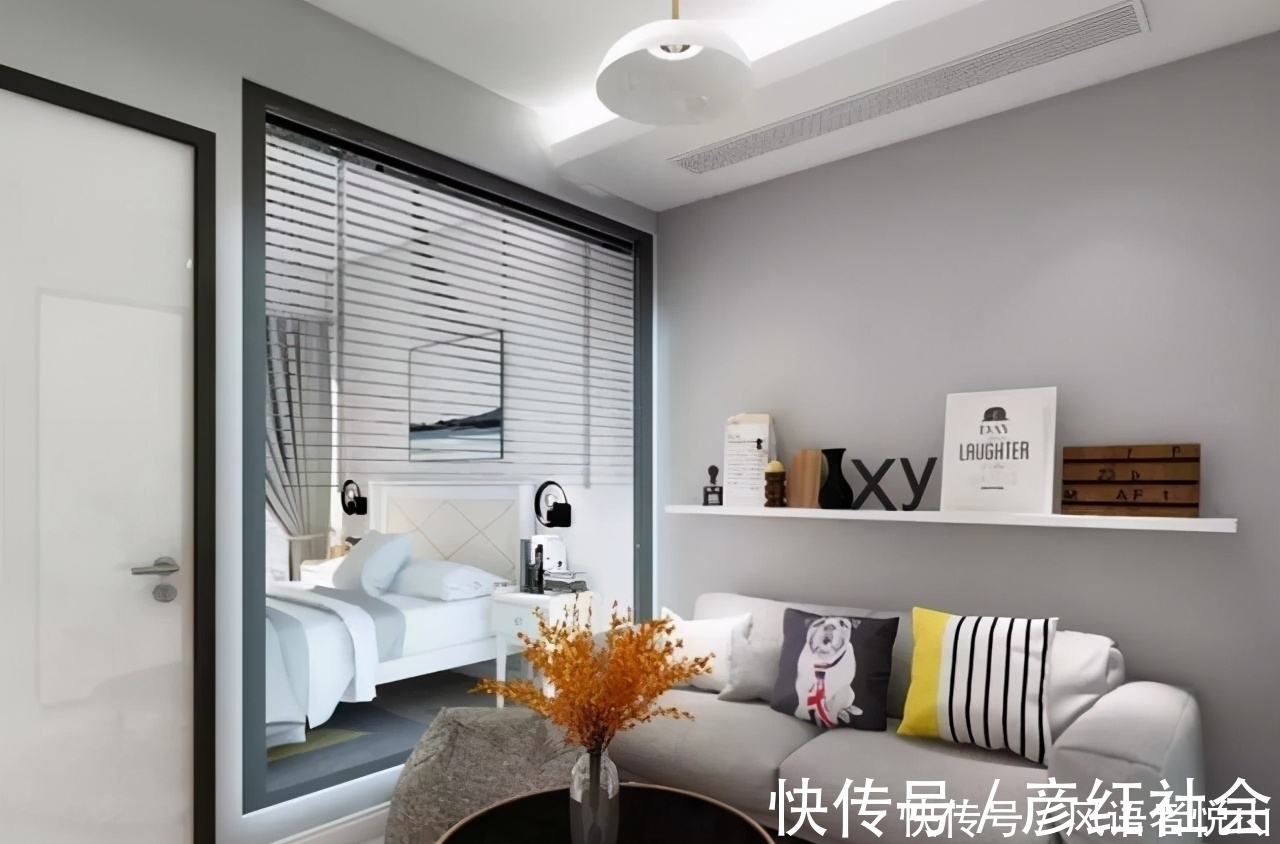 小户型|36㎡两房两厅的小房,还有衣帽间,看完她家的设计我家也有救了!