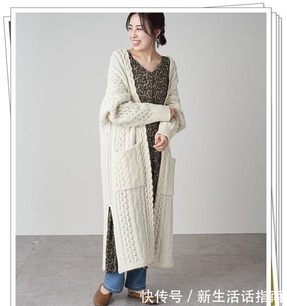 轻熟风 白色开衫的秋季轻熟风搭配示范!3种长度24例穿搭look分享!