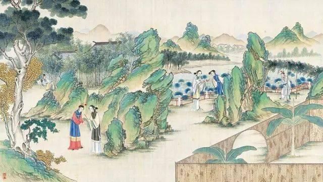  清代|一组清代手绘《红楼梦》风俗画，太美了，惊艳世人！