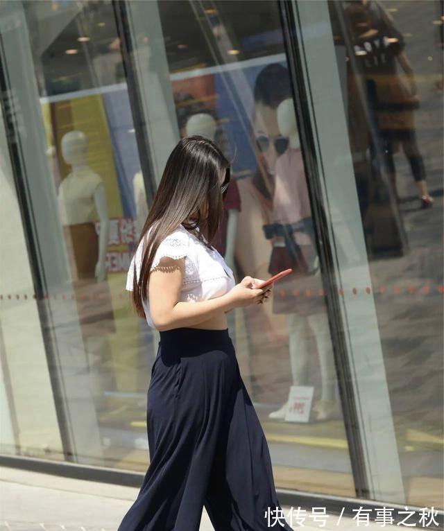 高跟鞋 穿“阔腿裤”别配运动鞋,显矮又老土,这样搭化解腿粗不是梦!