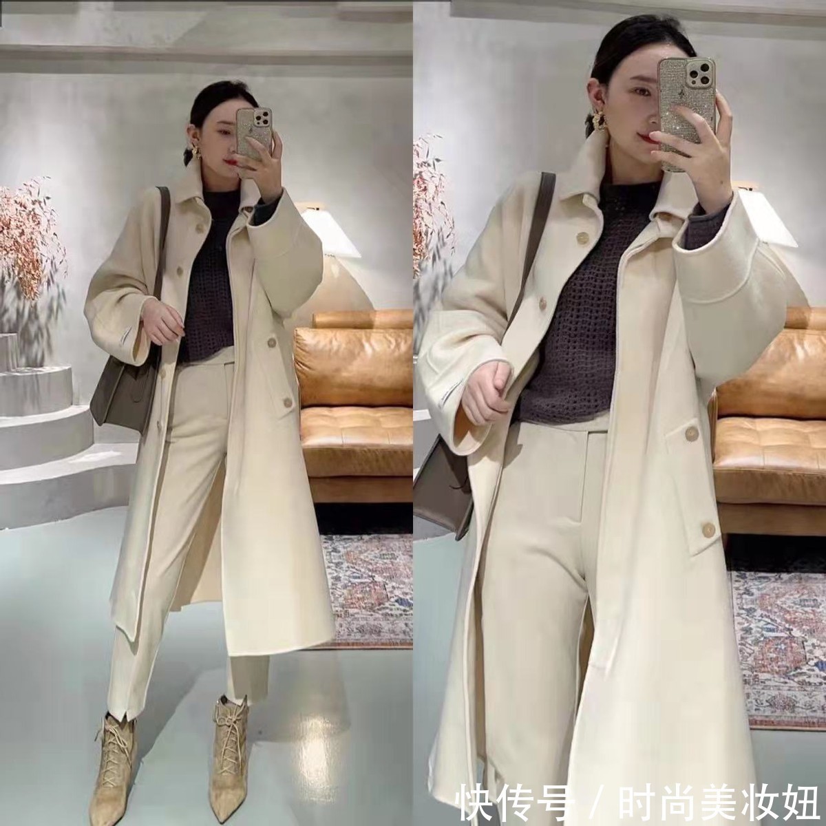 毛衣|真正会打扮的女人,秋冬一定会穿“烟管裤”,是打造时髦范的关键