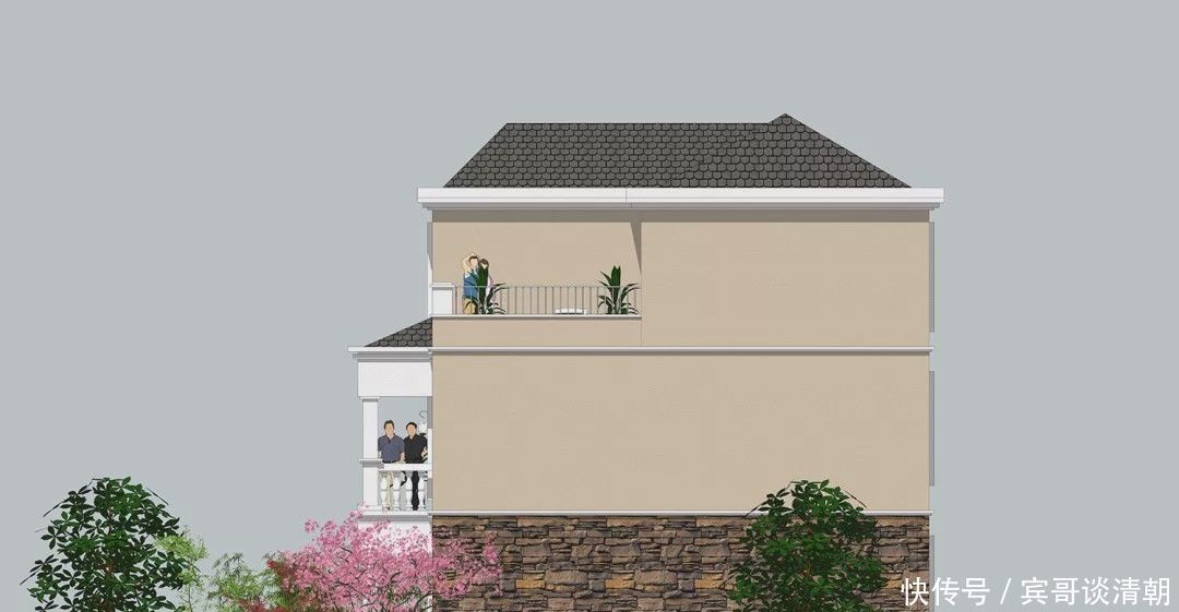 户型|宅基地开间不足10米这样设计大气十足,建成后保证羡慕死村里人
