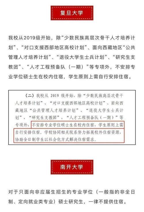 考研｜10多所高校明确不再为全部研究生提宿舍！有你目标院校吗