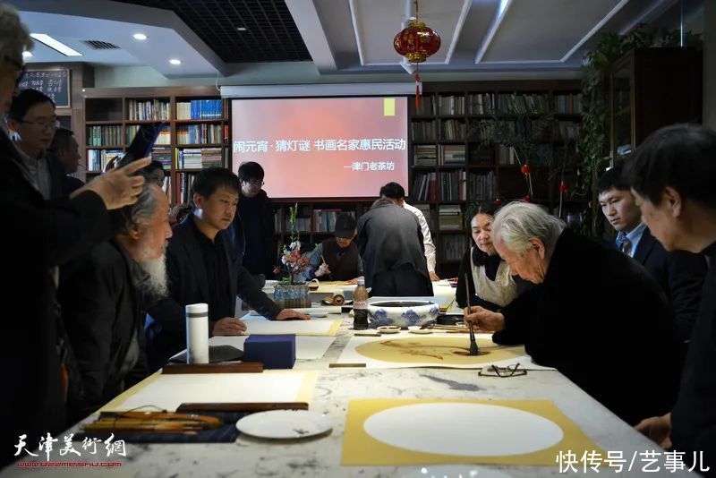 老茶坊携手书画名家举办惠民活动 喜迎毕开文老九十寿诞