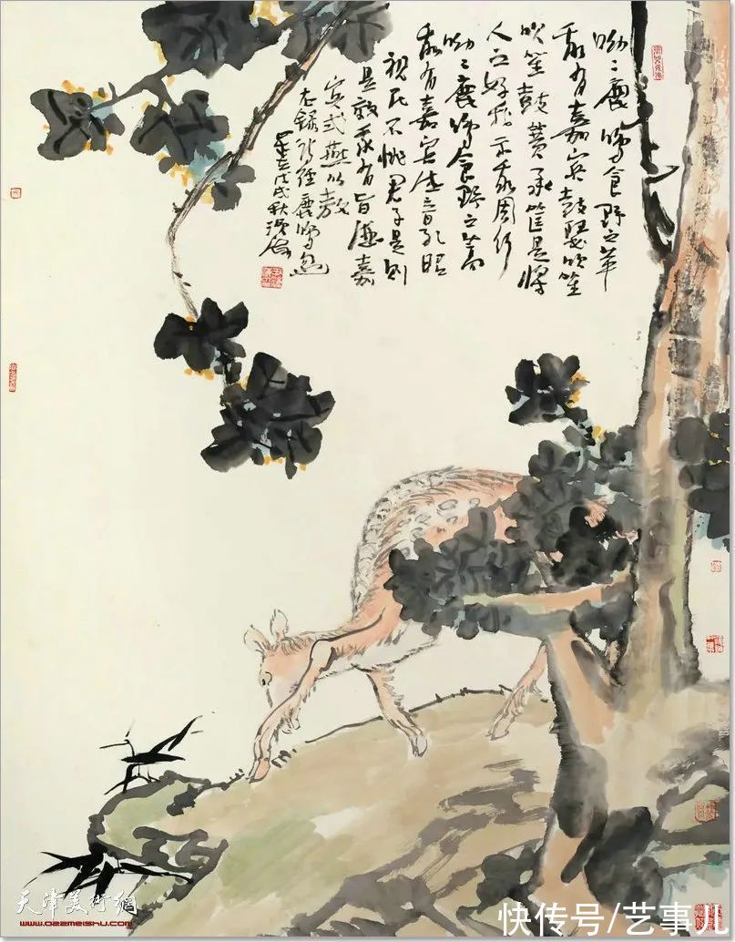 山静居画论#尹沧海教授动物系列作品欣赏:富有诗意的意象世界