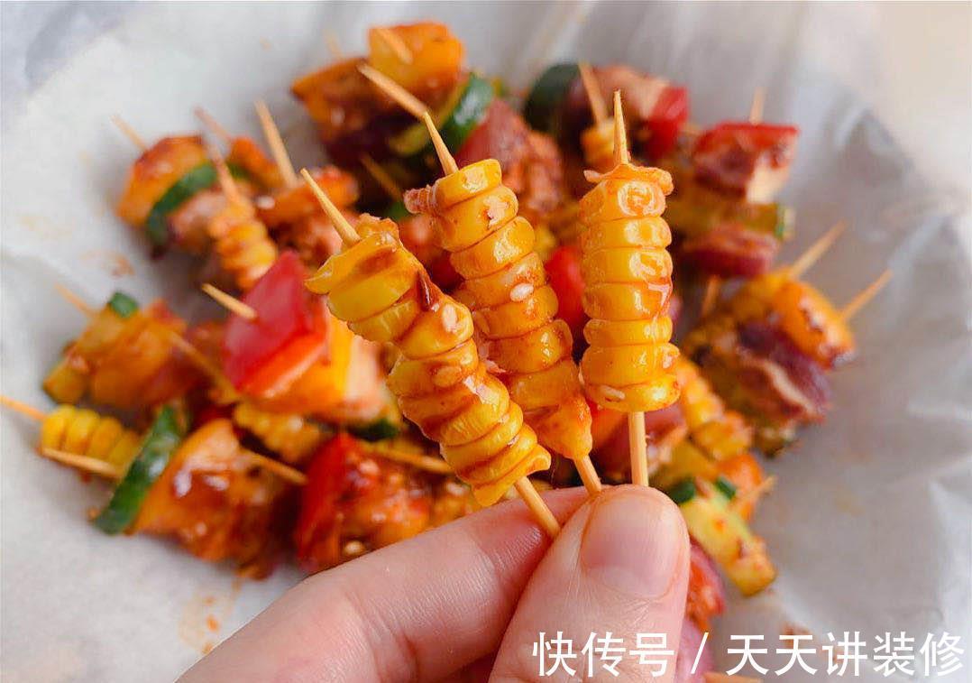 烧烤|最近超火的牙签烤肉串,在家就能轻松做,一口一串好吃停不下来