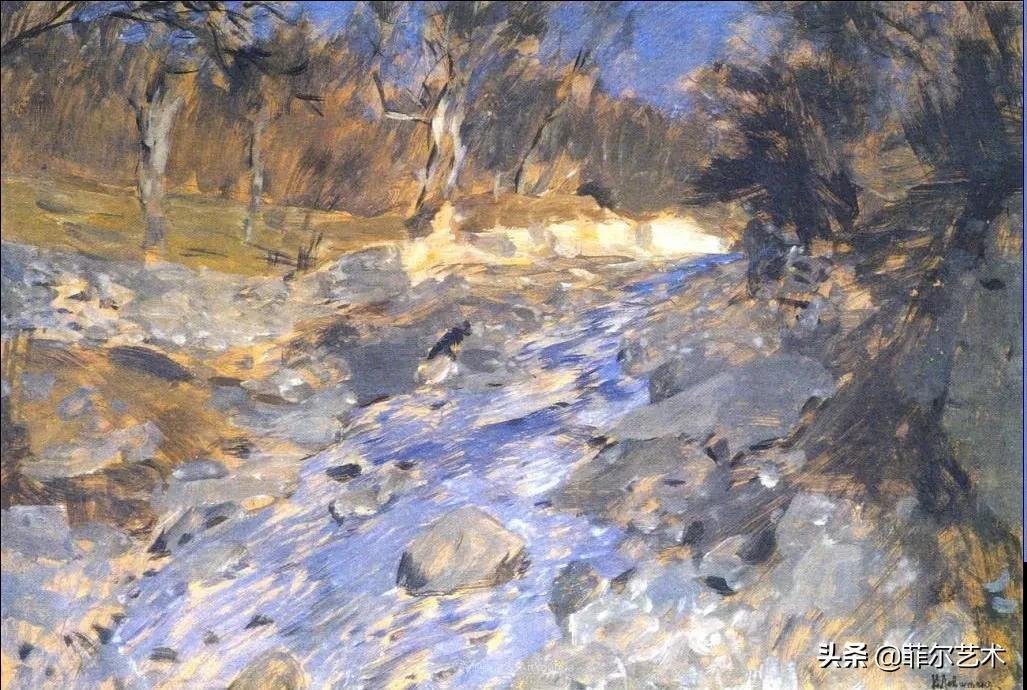 大自然!艾萨克·伊里奇·列维坦油画作品用笔洗练,情感充沛,极富诗意