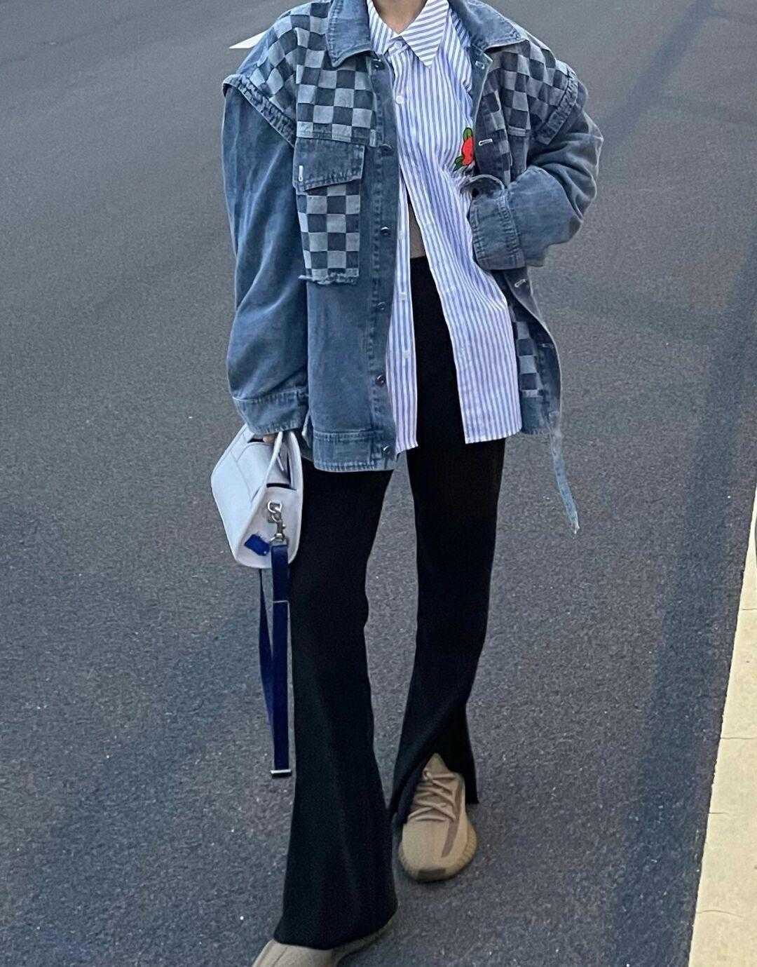 毛呢 开春外套别乱选,码住牛仔外套和小香风外套,青春减龄又有气质