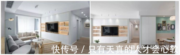户型图|参观小姨家的新房，后悔我家装早了，超喜欢餐厅的卡座和黑板墙