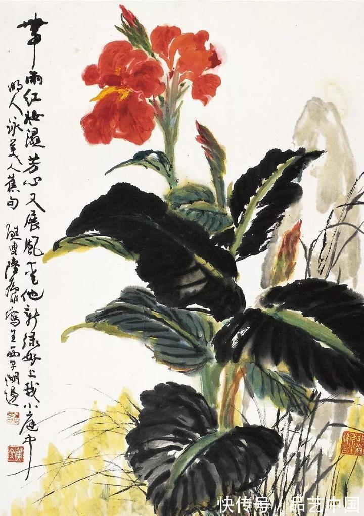 中国画&陆抑非：出色的大写意花鸟画家多半是书法家，大写意画是写出来的，不是画出来的