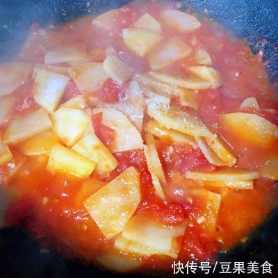  #元宵节美食大赏#西红柿炒土豆片