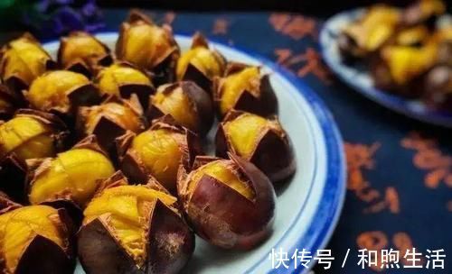 板栗新做法,不烤不煮,8分钟个个开口,自动脱皮,比买的还好吃