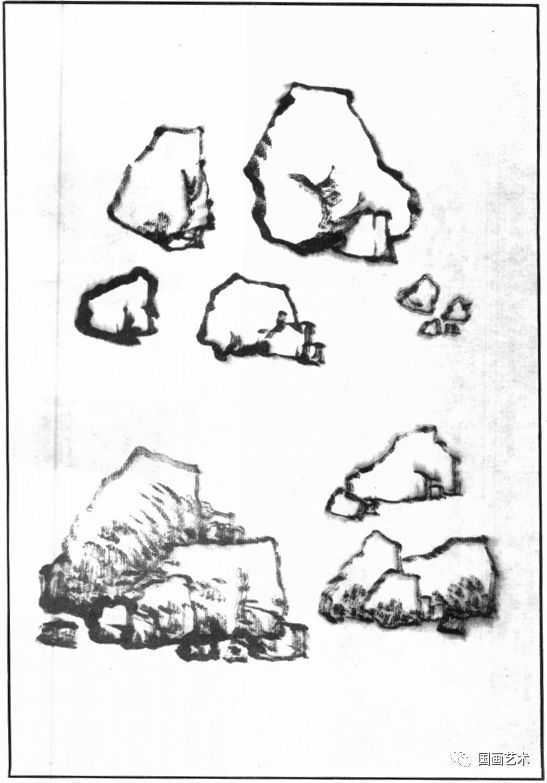  孙克纲 画山石徒稿分享