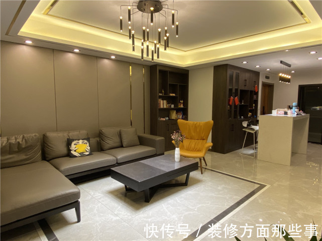 奢华|130平现代轻奢风,符合城市年轻人高节奏的都市生活