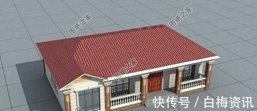 农村|5款四开间一层自建房，不大不小，要的就是住着舒服