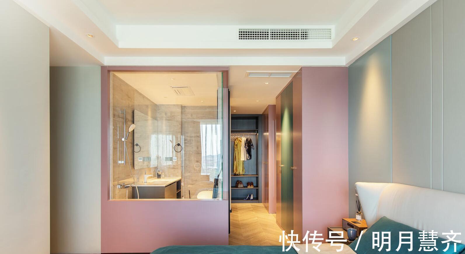 卧室|这应该是最美的撞色设计了,全屋没有丝毫的俗气,反而很精致