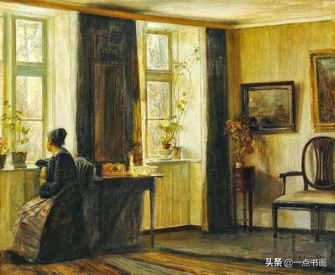 女人$油画里那些读书女人,那一刻全世界都是安静的