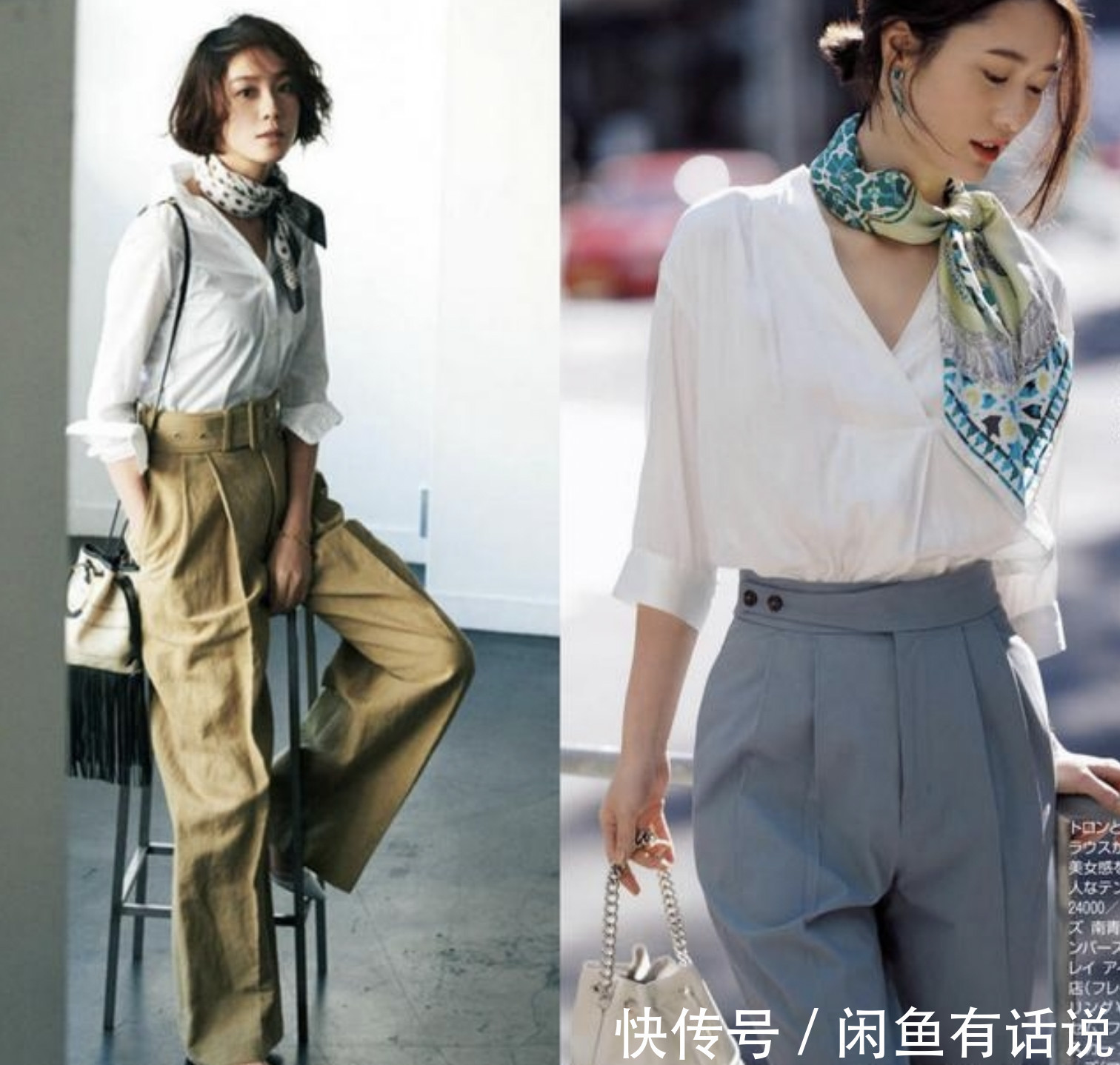 丝巾|当第一阵秋风吹起,懂得用好丝巾的女人,怎么看都有“高级感”
