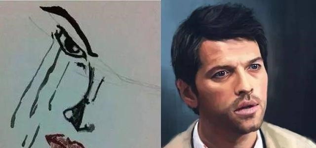 学画@刚画画时与十年学画的你变化在哪里最后这一位你是来搞笑的么