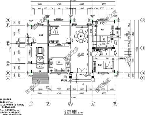 占地|带车库三层楼房设计图，看过最好的布局，城里亲戚看红了眼