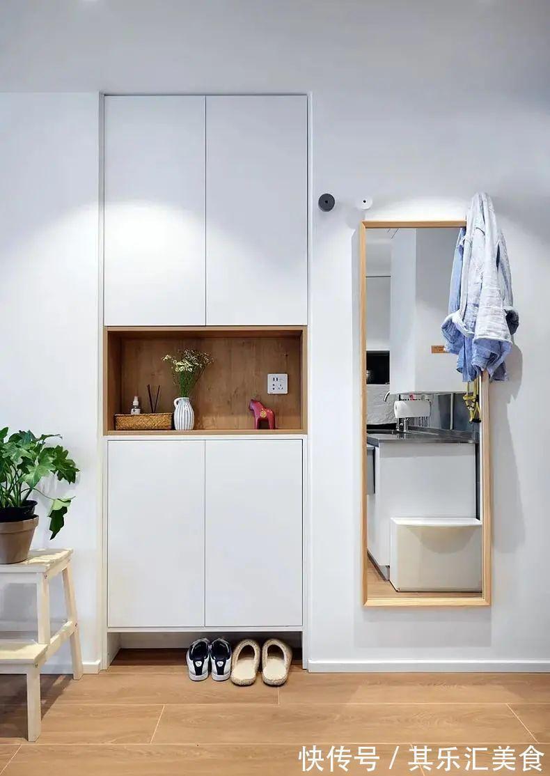 小公寓|麻雀虽小五脏俱全,这套40㎡的小公寓,一眼望去全是设计亮点!