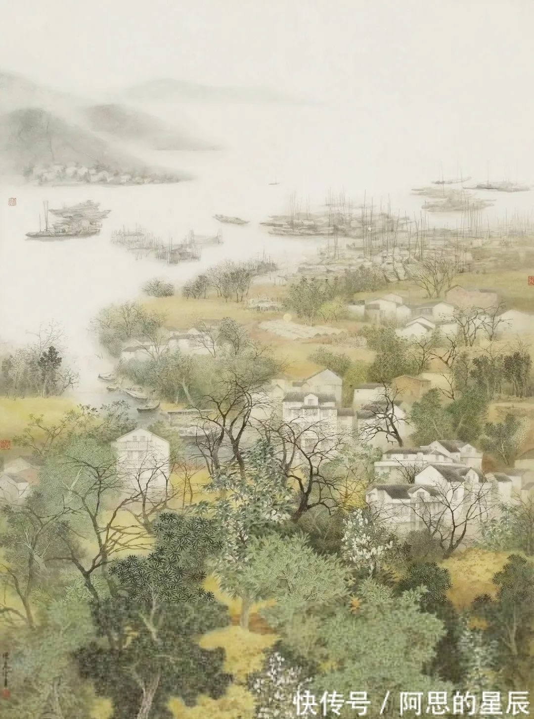 田园!有田园的诗意,有诗意的田园|陈危冰山水画