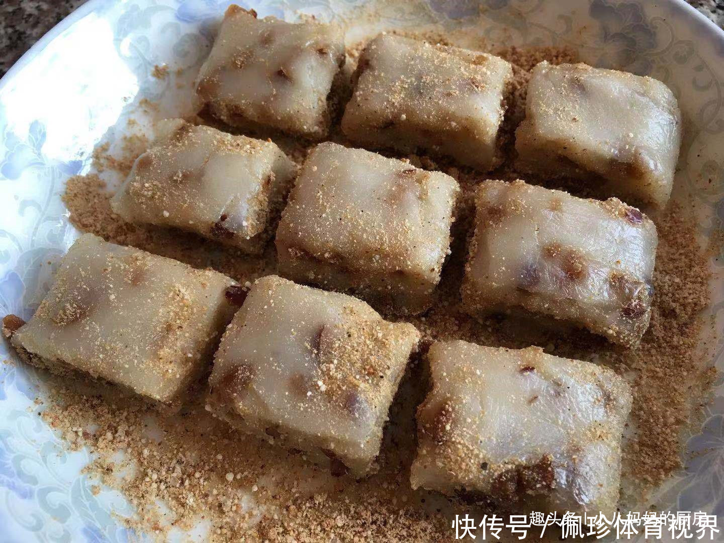 点心|糯米粉搅一搅,不煎不烤,简单几步做出美味点心,大人小孩都爱吃