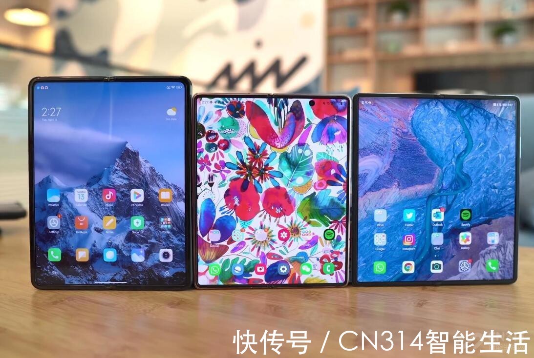 华为m小米MIX FOLD2、华为Mate X3曝光，2022年大决战