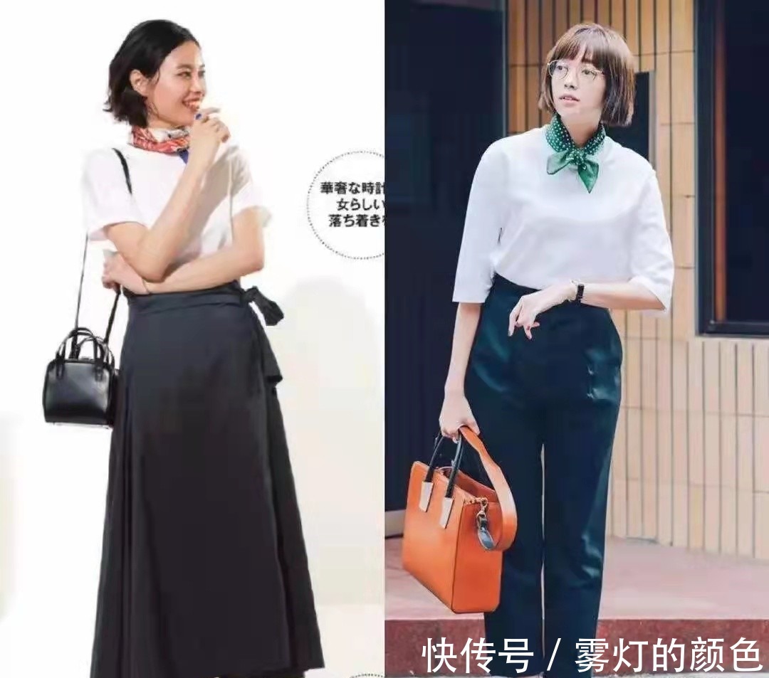 半身裙 T恤怎么穿才高级呢3种应季的搭配方式,可俏皮可温柔