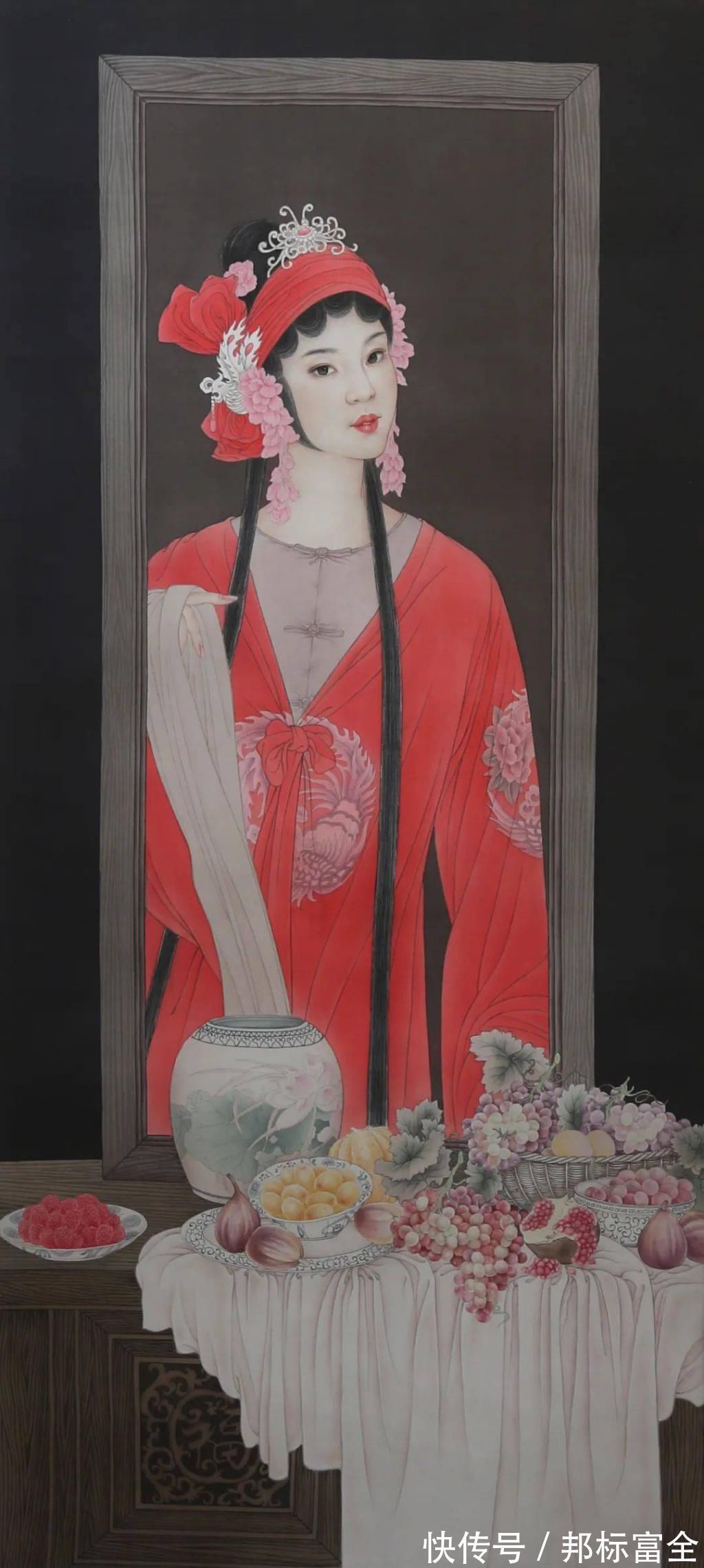 红妆@崔景哲:当古典美遇上工笔画,春风拂面惊艳四方