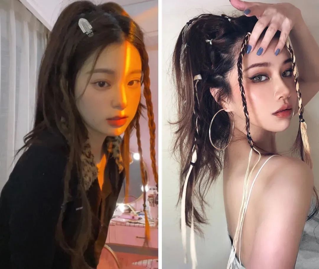 丝巾 别再披头散发了!这3个发型小技巧显嫩又高级