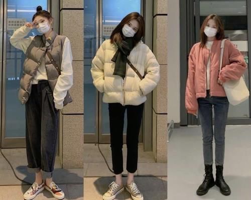  选择|怕冷的女生，秋冬大衣棉服这样穿，休闲舒适又好看