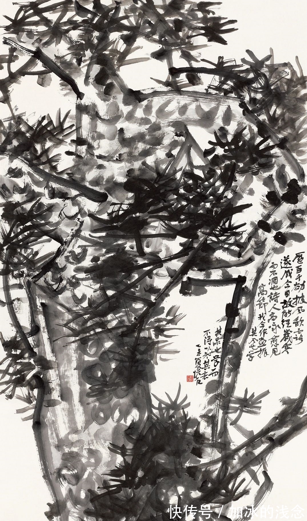 大写意|「津门网」他主张:与古为徒,以大写意为主,细节处理上毫不含糊