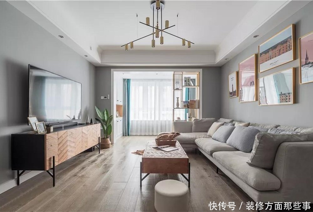 二居室|80平现代风二居室,在这里开启平平淡淡的生活