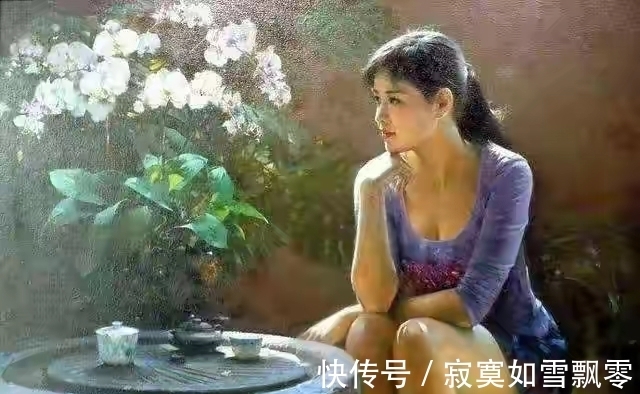 岭南画派#他的画笔，画出了东方女子的绝代风华