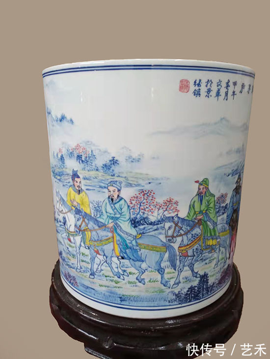 |陶瓷彩绘非遗传承人杨文华——作品欣赏|陶瓷艺术大师| 传承