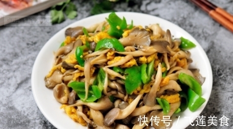 蛋白质|平菇炒鸡蛋，滋补强身，蛋白质是猪肉的4倍，我家孩子天天吃