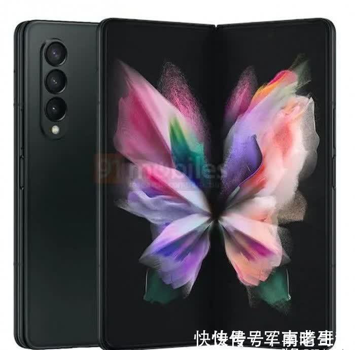 g三星Galaxy Z Fold 3折叠屏新机渲染图曝光：双屏+三种配色