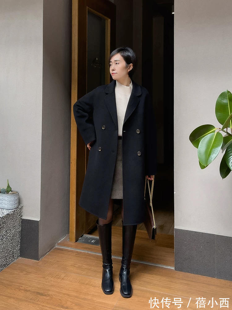时尚 冬季赶时髦就穿“基础色大衣”,时尚又优雅,配裤子、裙子都好看