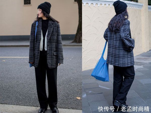 干净利落的西装外套,怎么穿都很有时髦感