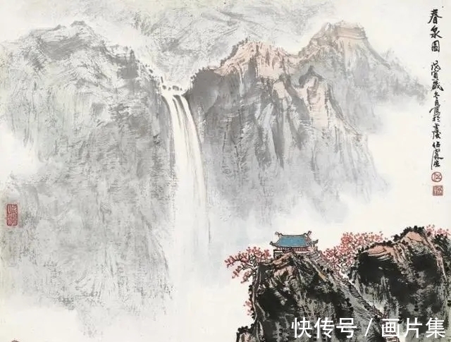 金陵画派$他跟随山水画大师傅抱石习画二十年,为傅派山水第一传人