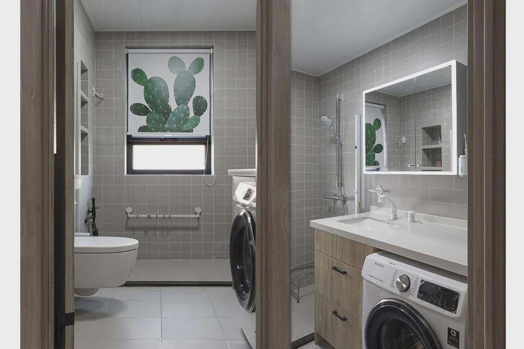 主卧|“穷装”反而更干净舒适,103㎡色调高度统一,耐看极了