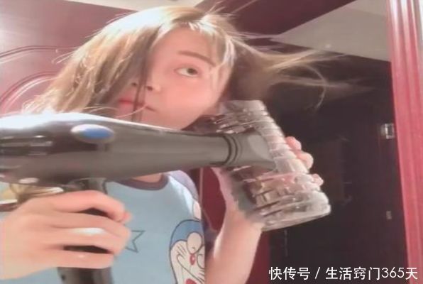 理发店|卷发难打理怎么办?只要一个塑料瓶自制卷发,不用花钱去理发店了