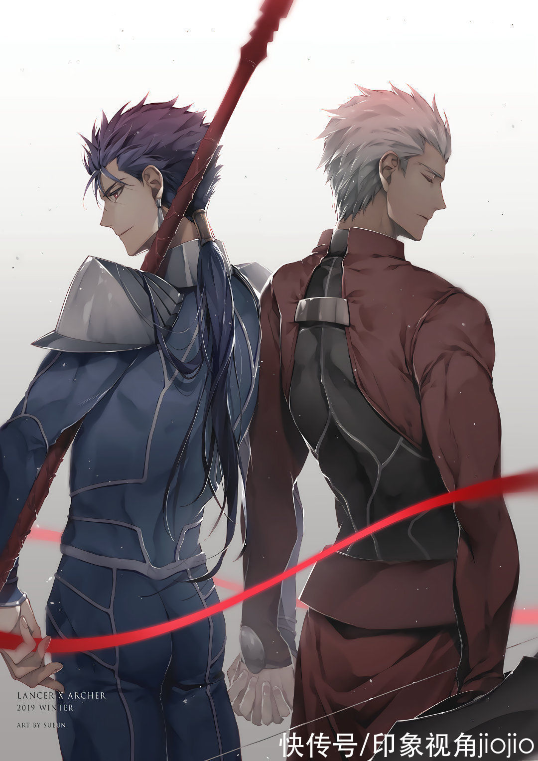 插画作品!风格各异的Fate同人插画,在氛围的渲染上也很到位