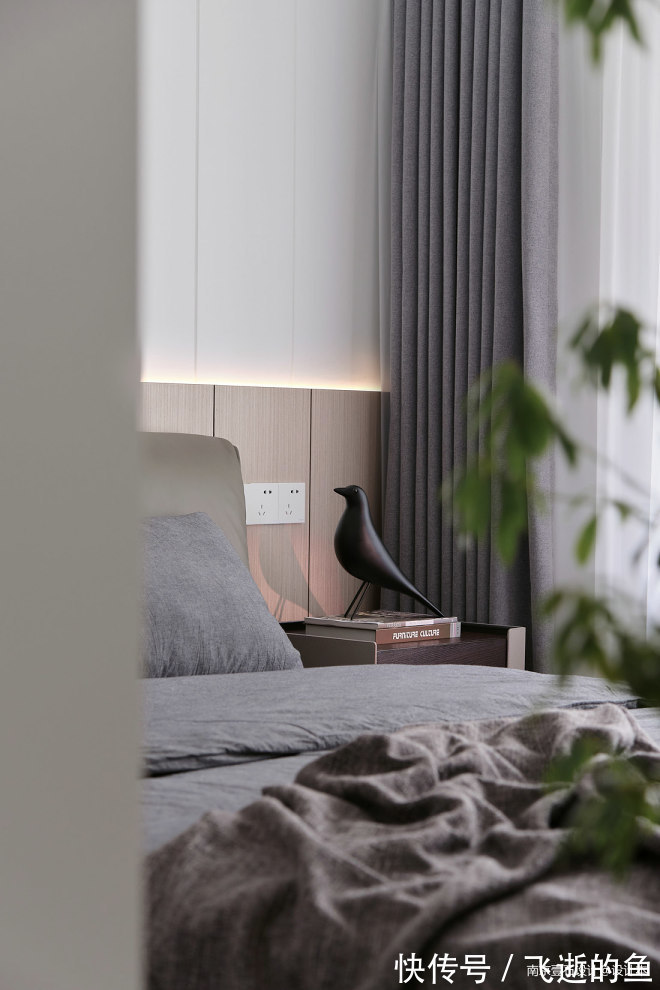 空间|129㎡现代简约风,空间互换优化采光